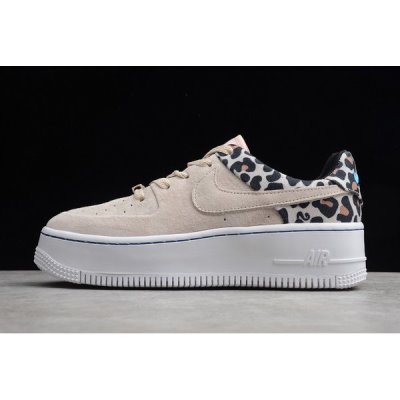 Nike Bayan Air Force 1 Sage Low Premium Zeytin Yeşili / Leopar Kaykay Ayakkabı Türkiye - Z7L4QSK8